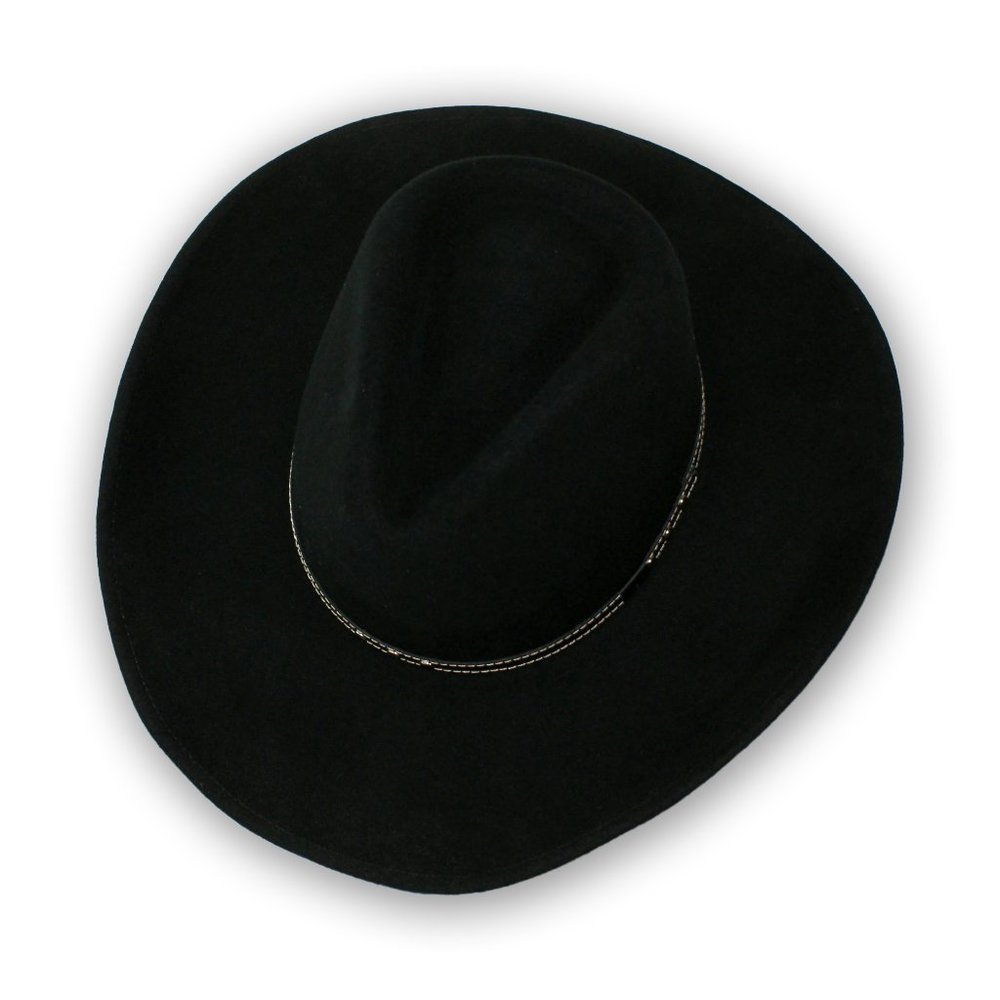 Crushable Packable 100% Wool Cowboy Hat, Bigalli - Picture 5 of 7